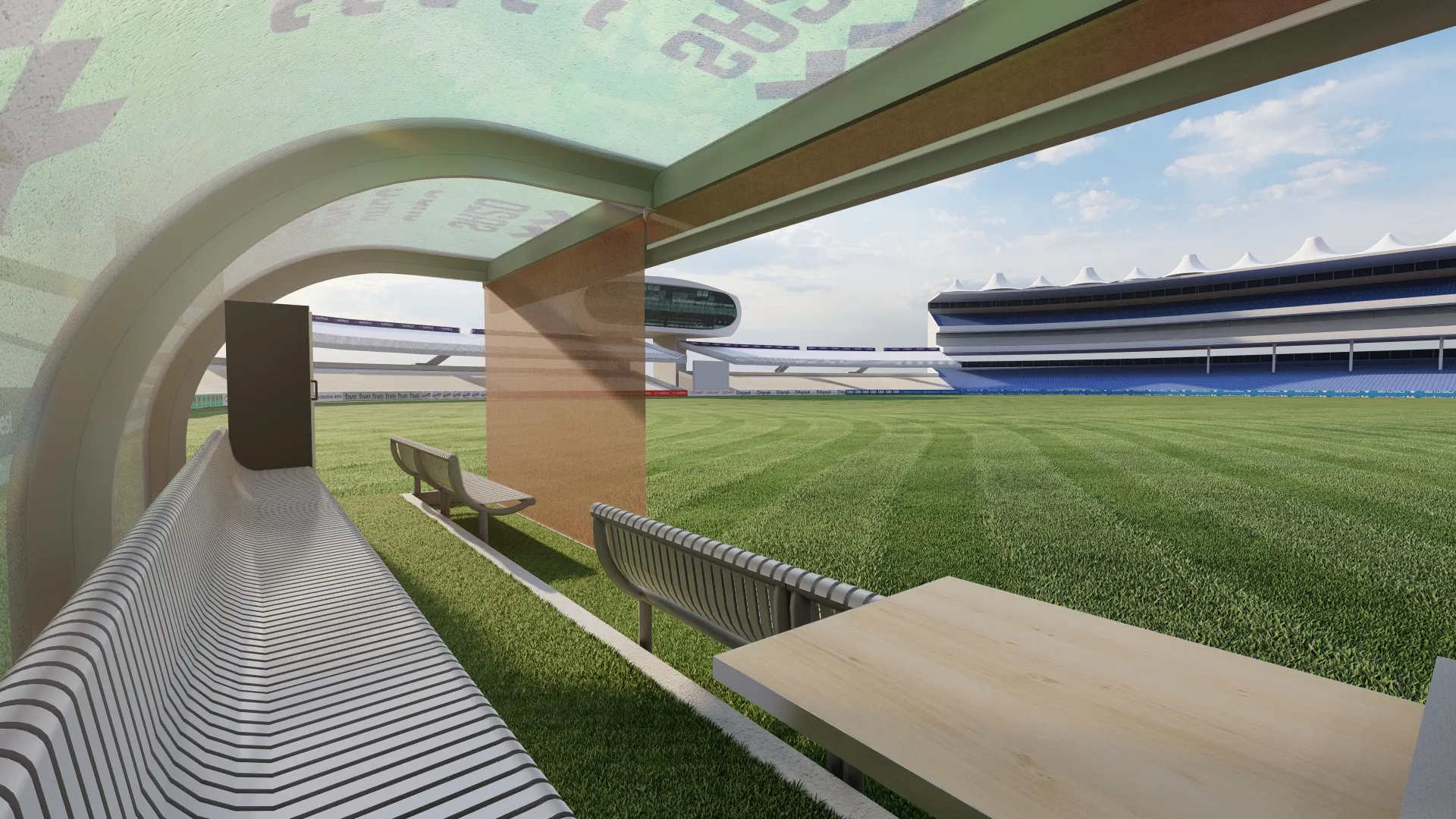 Newlands Cricket Dugout 0